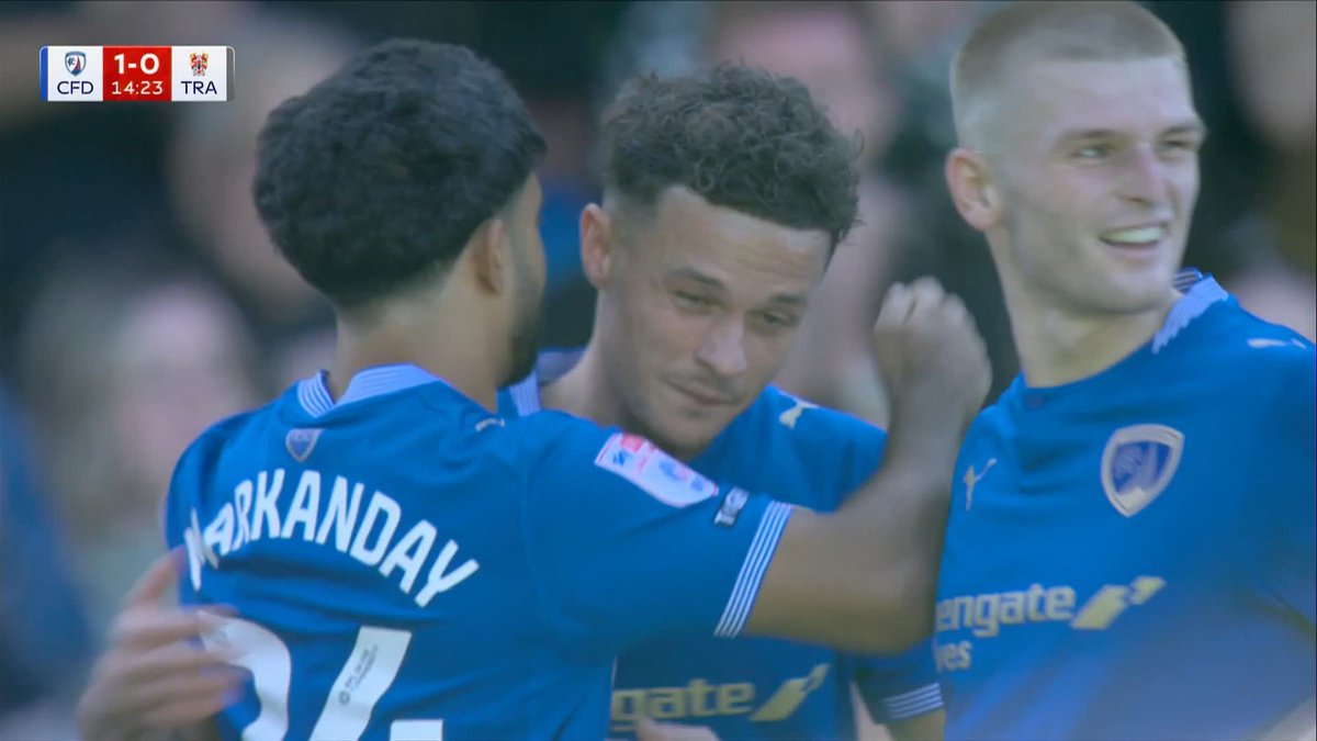Excellent work from Dilan Markanday to give Chesterfield the lead! 😮💨