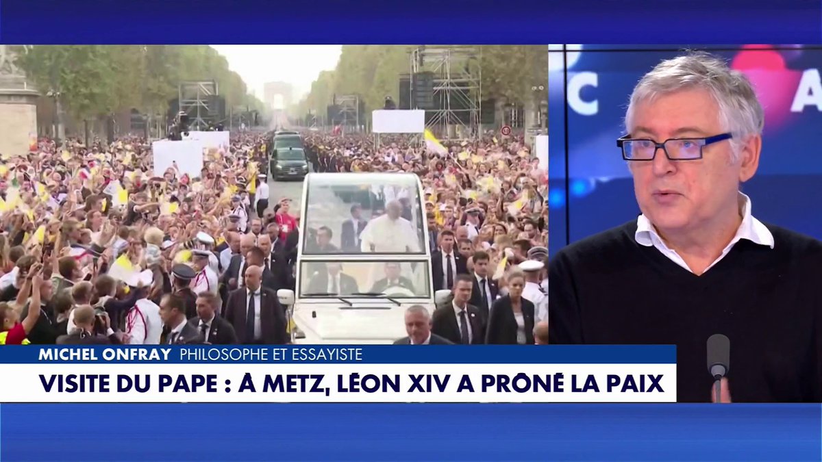 Michel Onfray, philosophe et essayiste, sur «l'esprit de la maison» : «Le pape François était violent et brutal, le pape Léon XIV est doux», dans #FaceAMichelOnfray Toute l'info est à retrouver sur