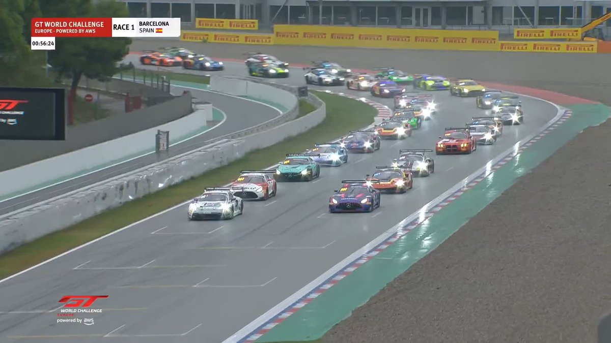 We're racing at Barcelona – and the rain is HAMMERING down. 📺 #GTWorld