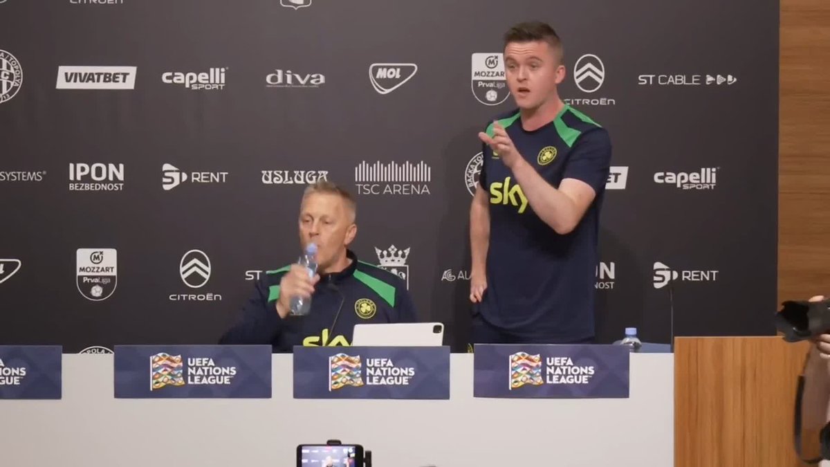 Ireland's pre-match press conference before tomorrow's Nations League match with Israel ended abruptly, after an Israeli journalist made an accusation of racism against the Irish players that FAI press officer Kieran Crowley called "completely untrue" | Full story: