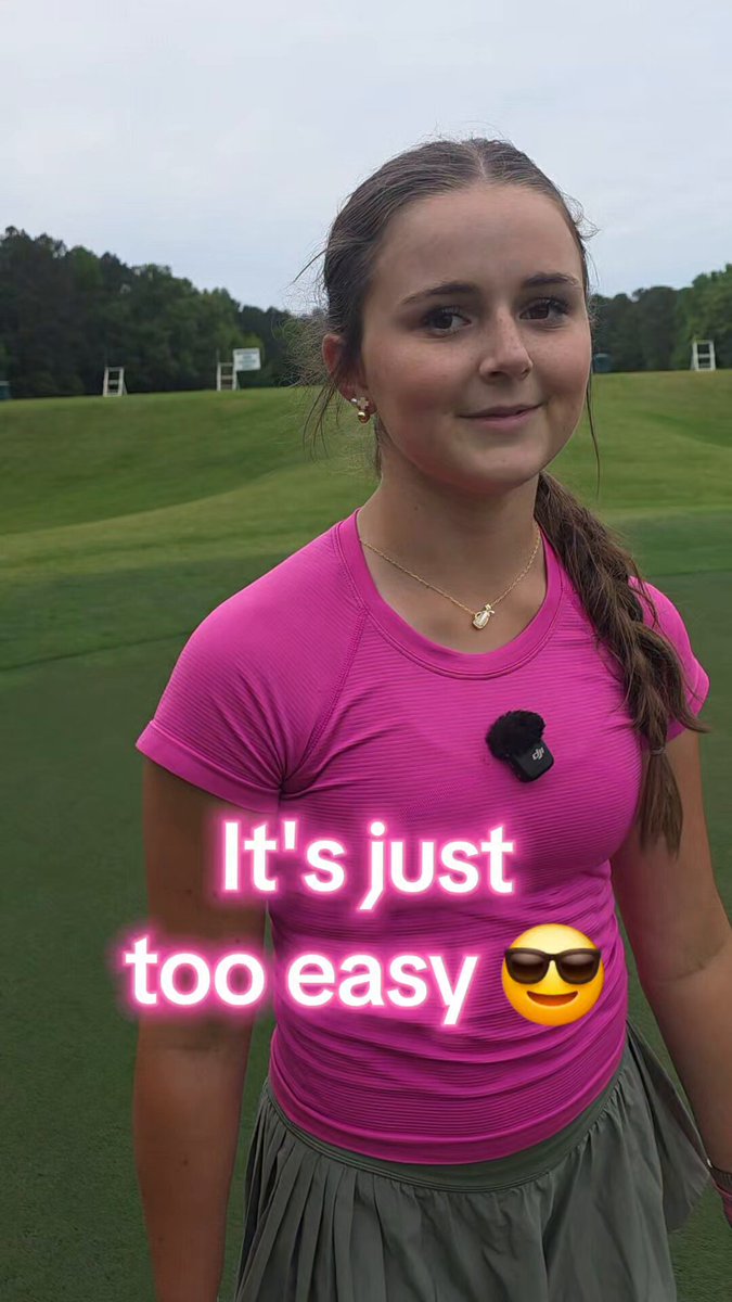 Come on guys... it's just too easy!!! #birdiebristol #golfgirl #nodaysoff #tooeasy #golfvideos