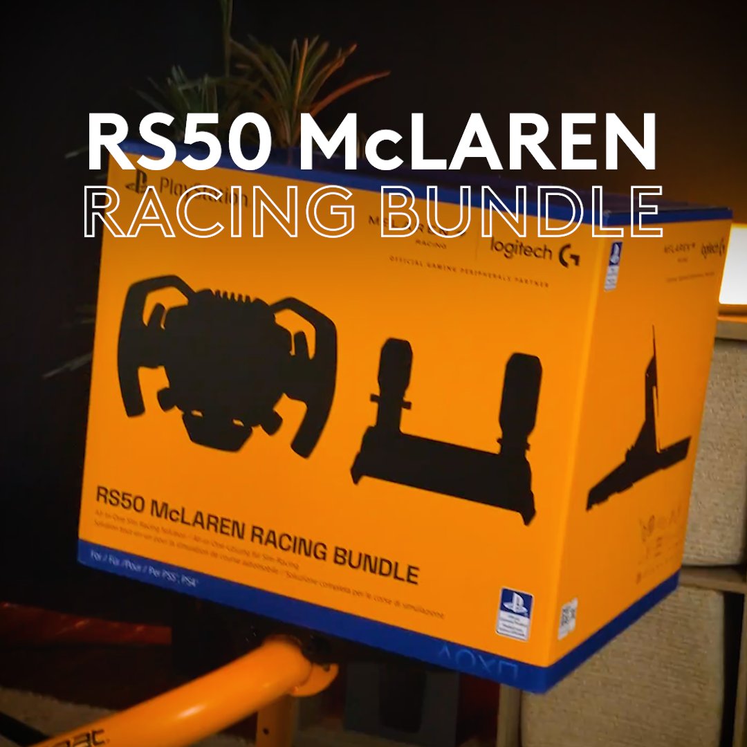 Box, box! RS50 McLaren Racing Bundle coming in hot 🧡 Which track are you hitting first with this new papaya gear? McLaren Mastercard Formula 1 Team McLaren F1 Sim Racing Team @playseatglobal