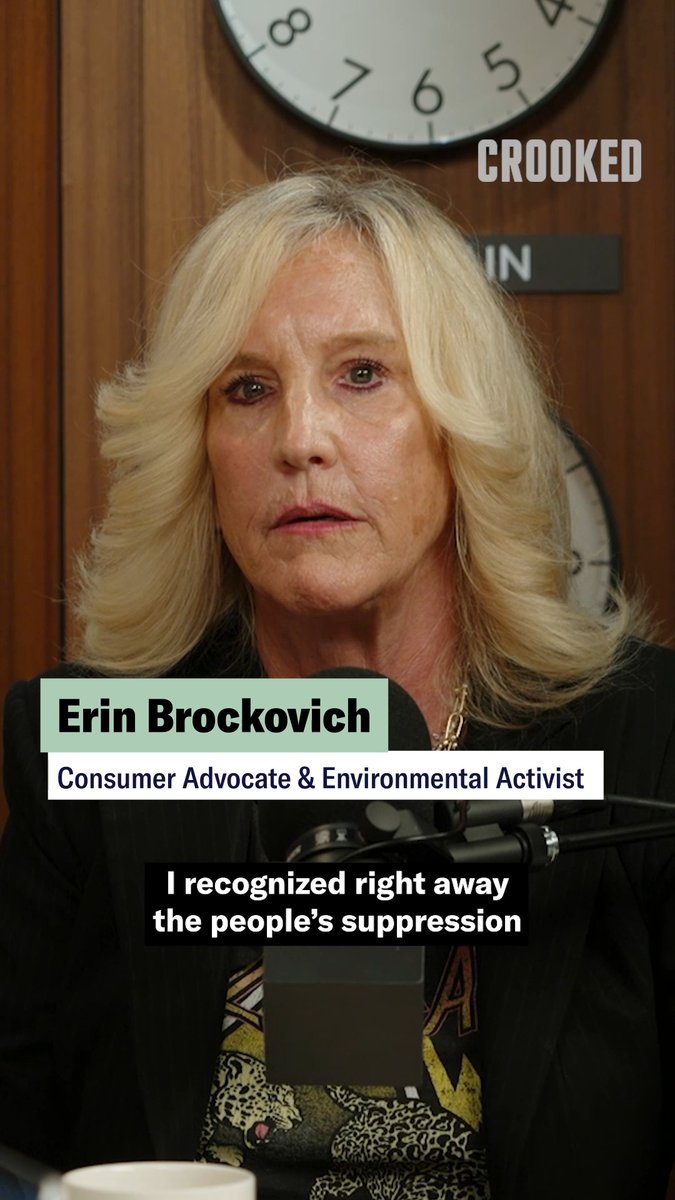Erin Brockovich: " I never thought I had to be [a doctor or lawyer] to tell you that those two-headed frogs and that green water is f***ed up, and I'm not leaving."