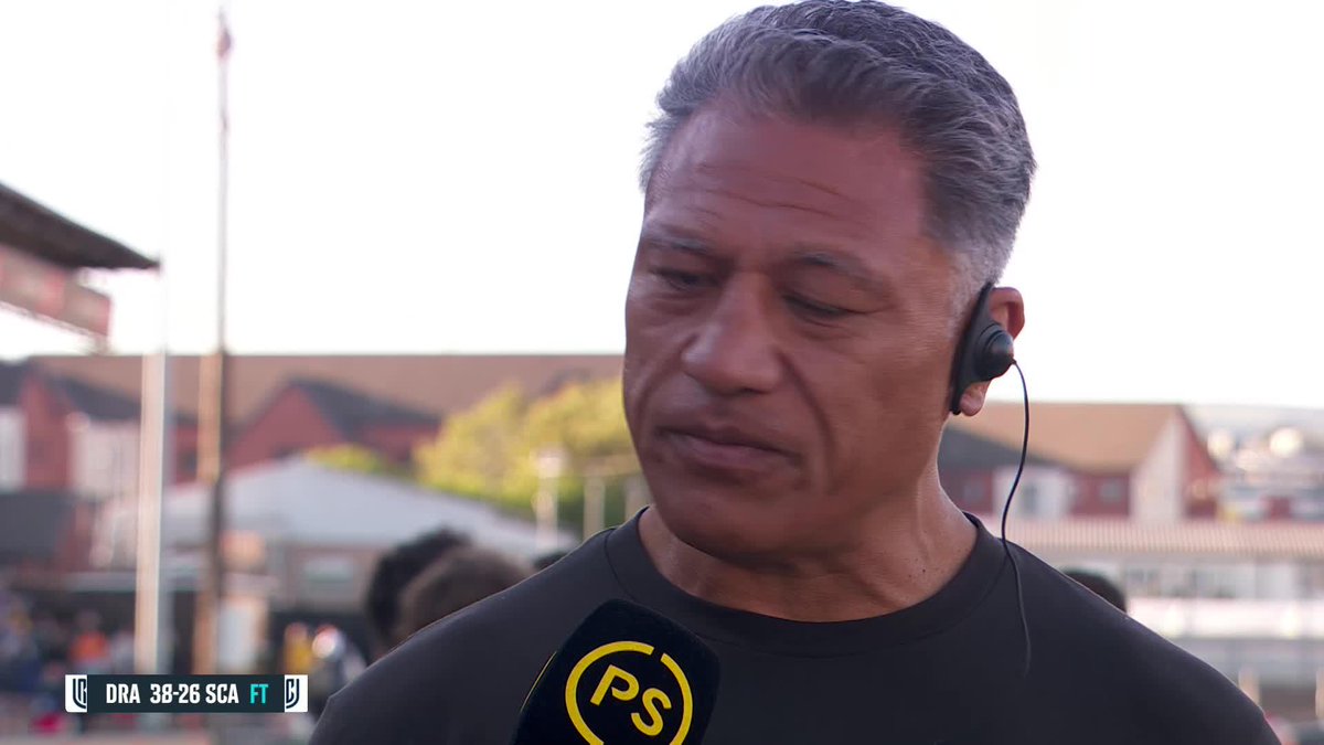🐉 Dragons RFC 🐉 head coach Filo Tiatia speaks with our panel following his side's derby win "I'm really proud of the group" 🗣️