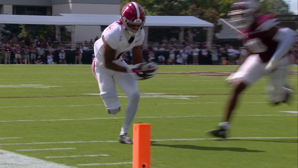 The Crimson Tide strike first 🔥 Wait for the celly from Ryan Coleman-Williams 😮💨