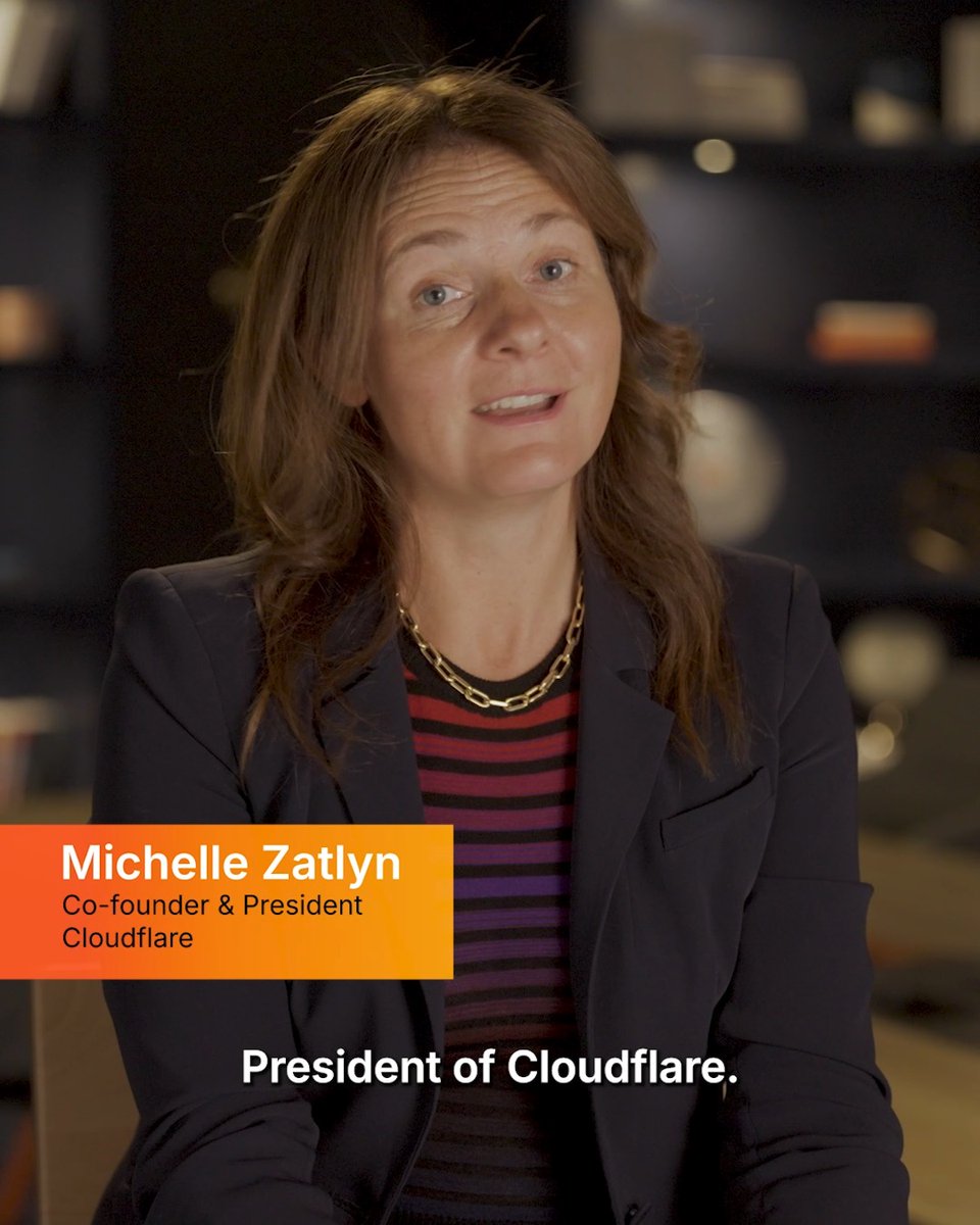 What's Michelle Zatlyn most looking forward to at #CloudflareConnect? You! Three full days in SF, under one roof, talking to the people building for what's next on the Internet. It’s not too late to register and save your seat at the table: