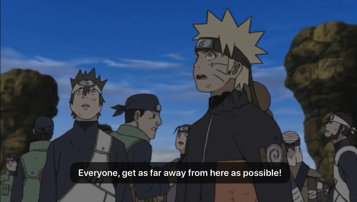 The moment Naruto forgot he was the main Character. God, this is killing me 😭