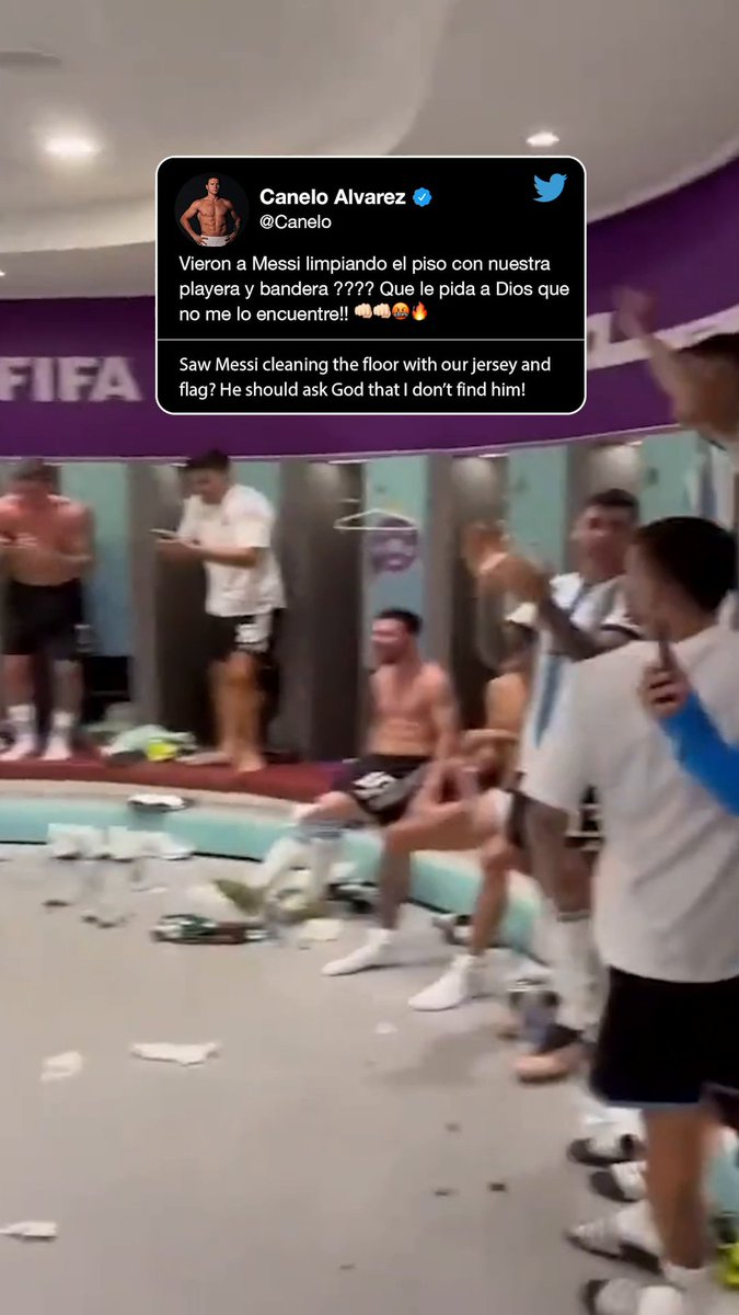 Se acuerdan cuando Canelo Alvarez amenazo a Messi con pegarle? 2022 fue el prime de la rivalidad Twittera vs Mexico
