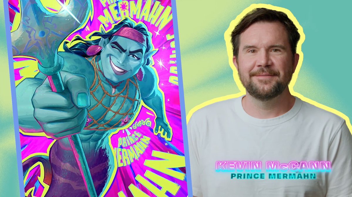 Kevin McCann is living the dream as Prince Mermahn 🧜 Forgotten Island is now playing only in theaters - get tickets now: