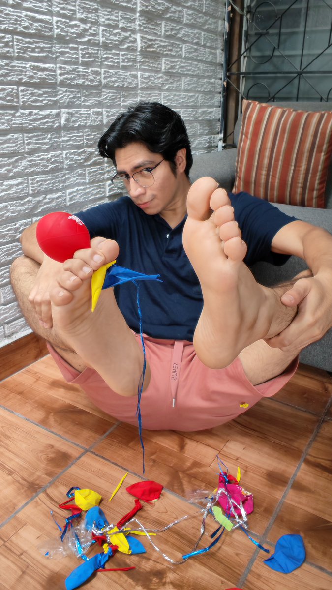 Se acabó la fiesta. 👣🎈🦶🏼