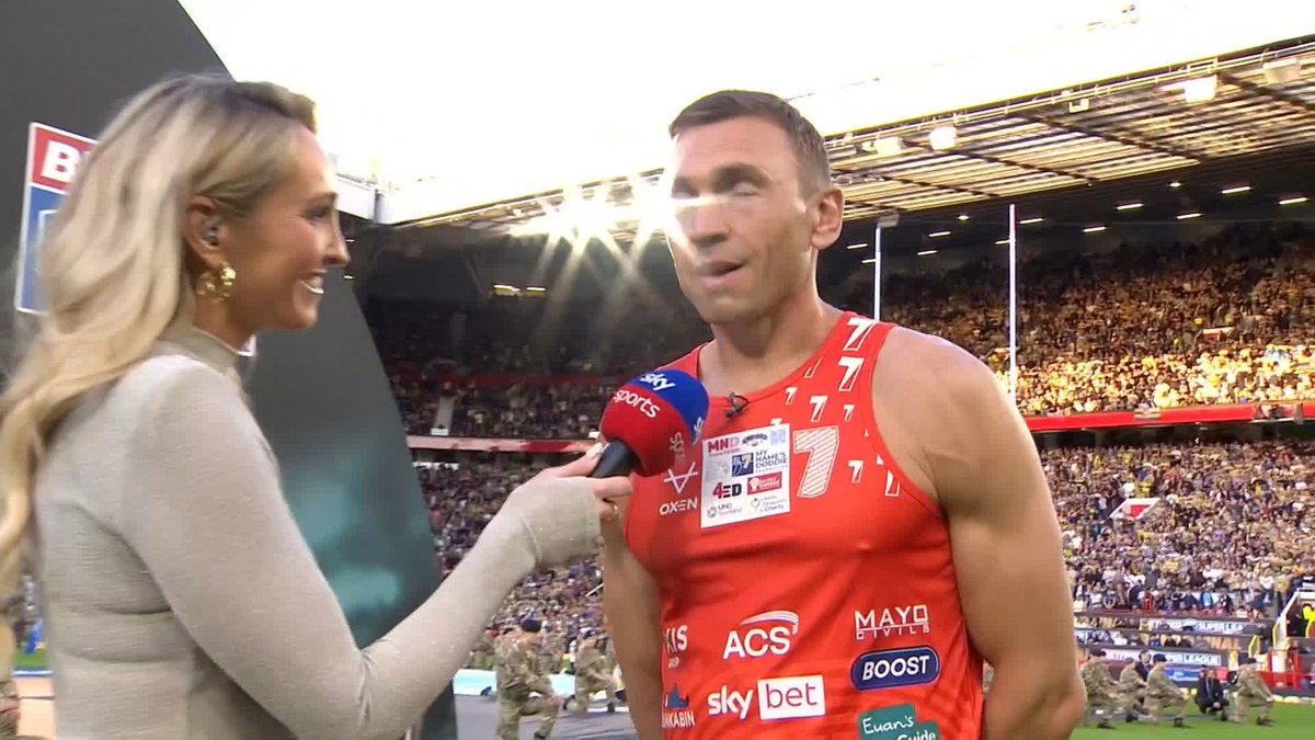 Sir Kevin Sinfield is a proud dad tonight 🥺