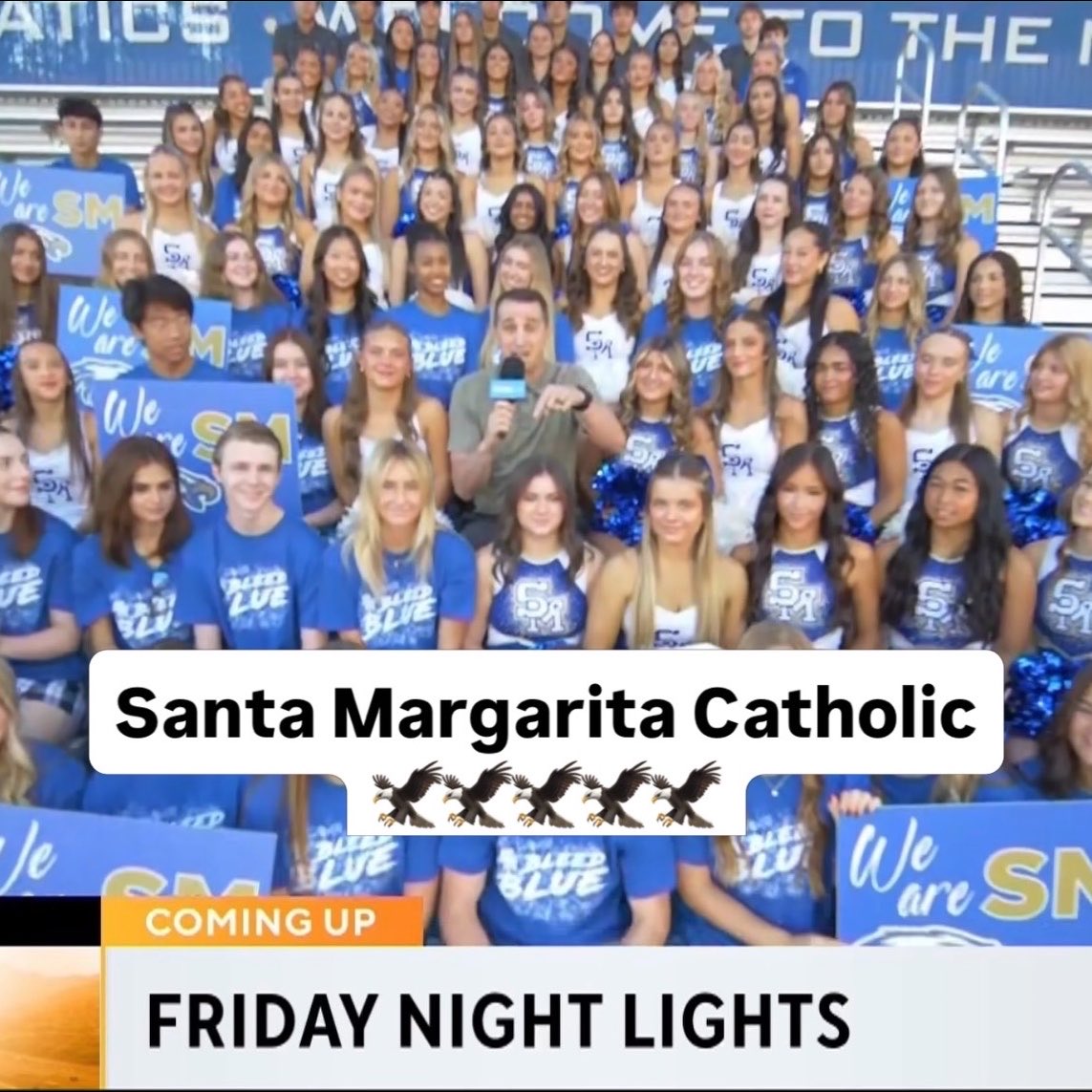 I was at Santa Margarita Friday morning for CBS-LA to see how the Eagles do things in Orange County. I asked QB Fletch Palmer who has the better arm: him or his Dad, Carson Palmer? He didn’t even hesitate 😂