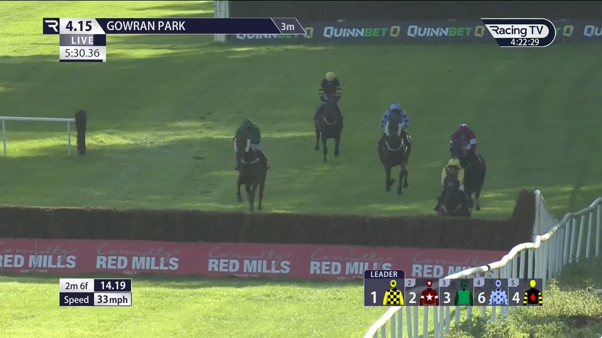 🟡⚫️ Remember when FOU DE TOI was going to win the Supreme Novices Hurdle? 👏 Here he is winning over 3m at Gowran Park this afternoon - could he be one for something like an Irish Grand National in the spring?