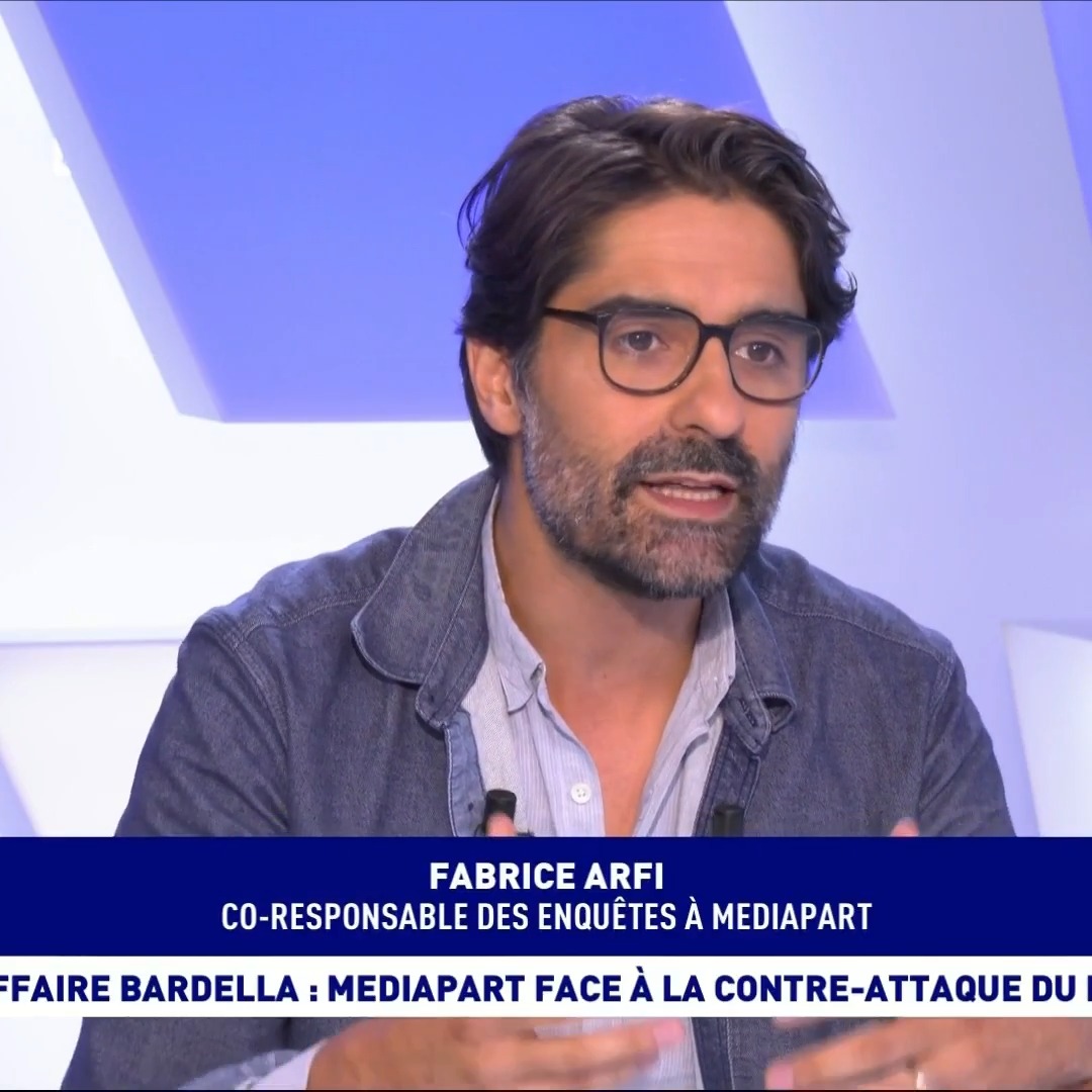 "On ne peut pas fournir journalistiquement d’éléments plus élevés en terme de preuves scientifiques, d’autant qu’il y a en plus des boucles mails qui prouvent que Jordan Bardella baignait dans cet environnement antisémite". Fabrice Arfi était invité d'Aurélie Casse, dans #cdanslair
