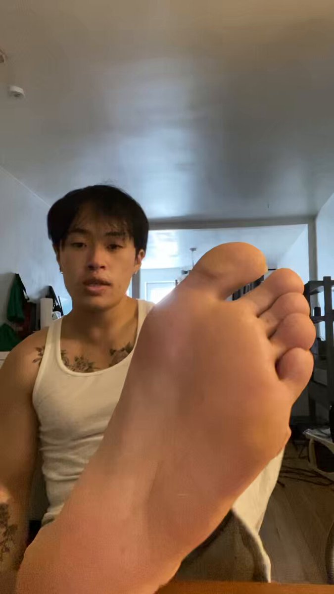 You love the smell of my feet after the gym