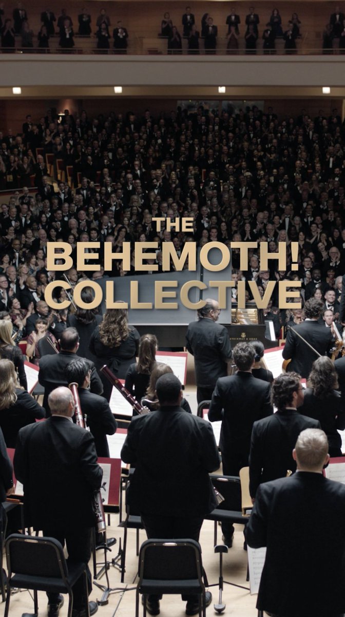 Introducing the Behemoth! Collective. Michael Abels, Emily Bear, Lukas Frank, Michael Giacchino, James Newton Howard, Henry Jackman, Nami Melumad, Brandon Roberts, and Alan Silvestri. BEHEMOTH! A film by Tony Gilroy. Coming soon. #Behemoth