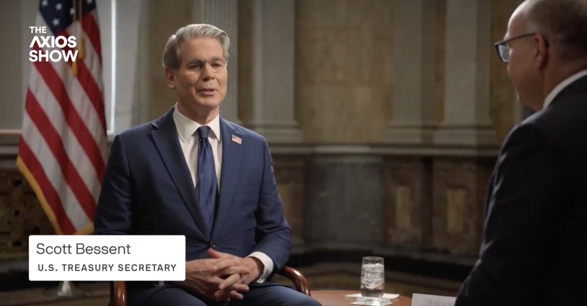 WATCH IN FULL: Treasury Secretary Scott Bessent Extended Interview on The @Axios Show