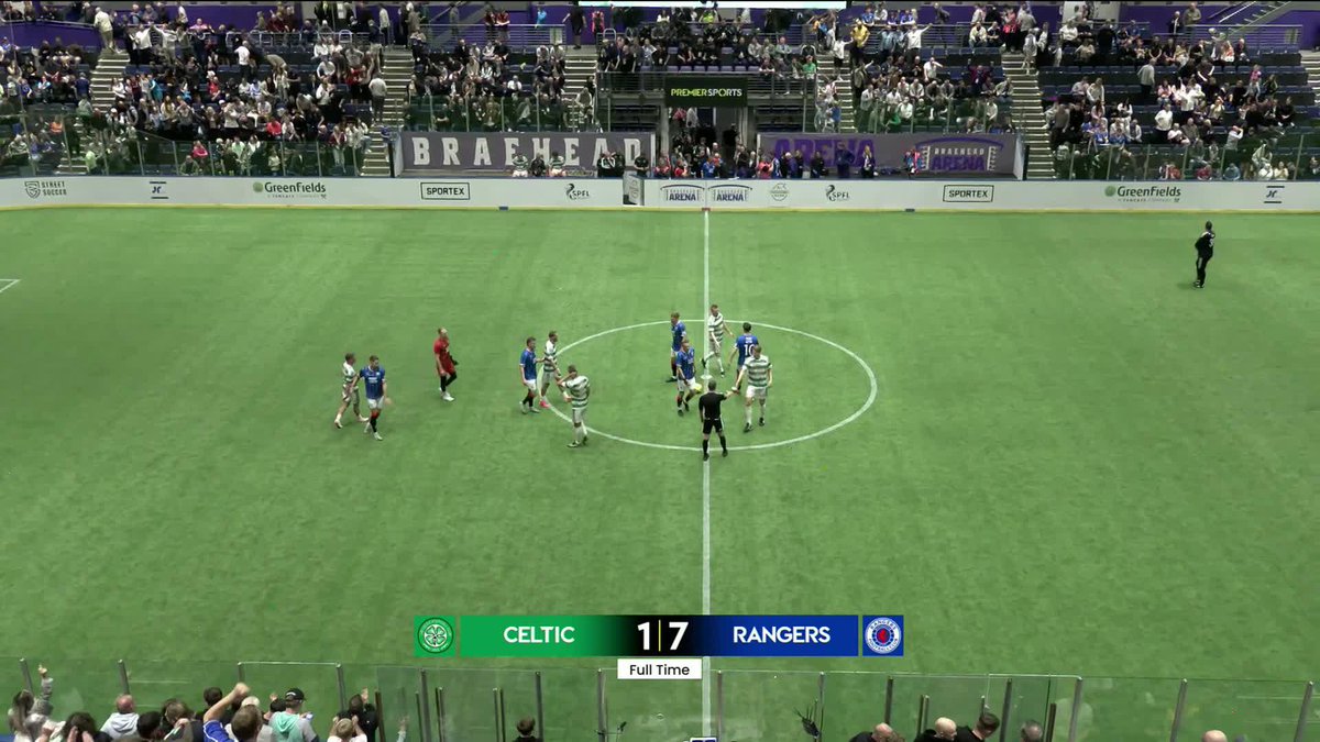 🔵 Rangers Football Club with a 7-1 demolition of Celtic at the Tennent's Sixes! Dean Shiels capped off the scoring after Martyn Waghorn scored five of his own 🔥 SPFL