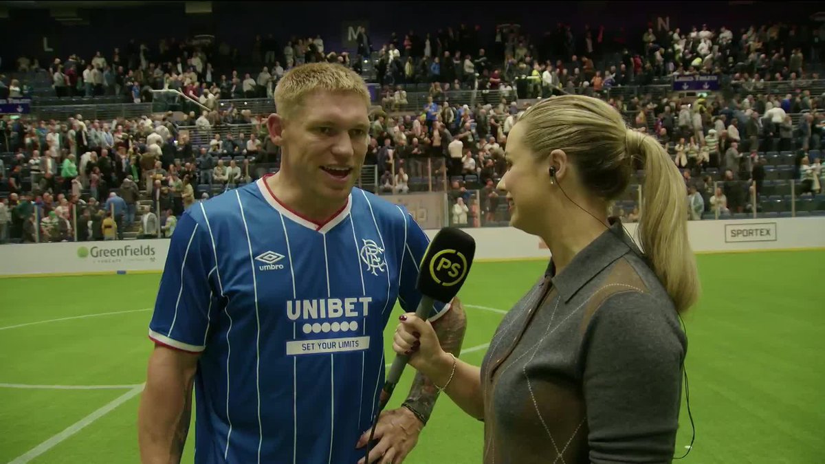 "As a striker you want to score goals, and against these lot you want to do the best you can" 🗣️ Rangers Football Club' goalscoring hero Martyn Waghorn reacts to scoring 5 goals against Celtic 🔵 SPFL