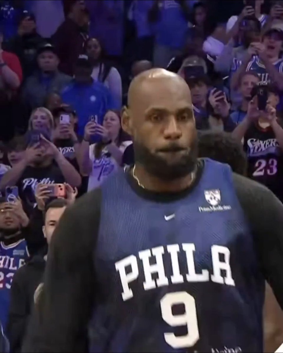 LEBRON &amp; 76ERS FIRST INTRO IN PHILLY 😮‍💨🔥 First look at the 76ers' new Big 5 🔔 (Via Philadelphia 76ers)