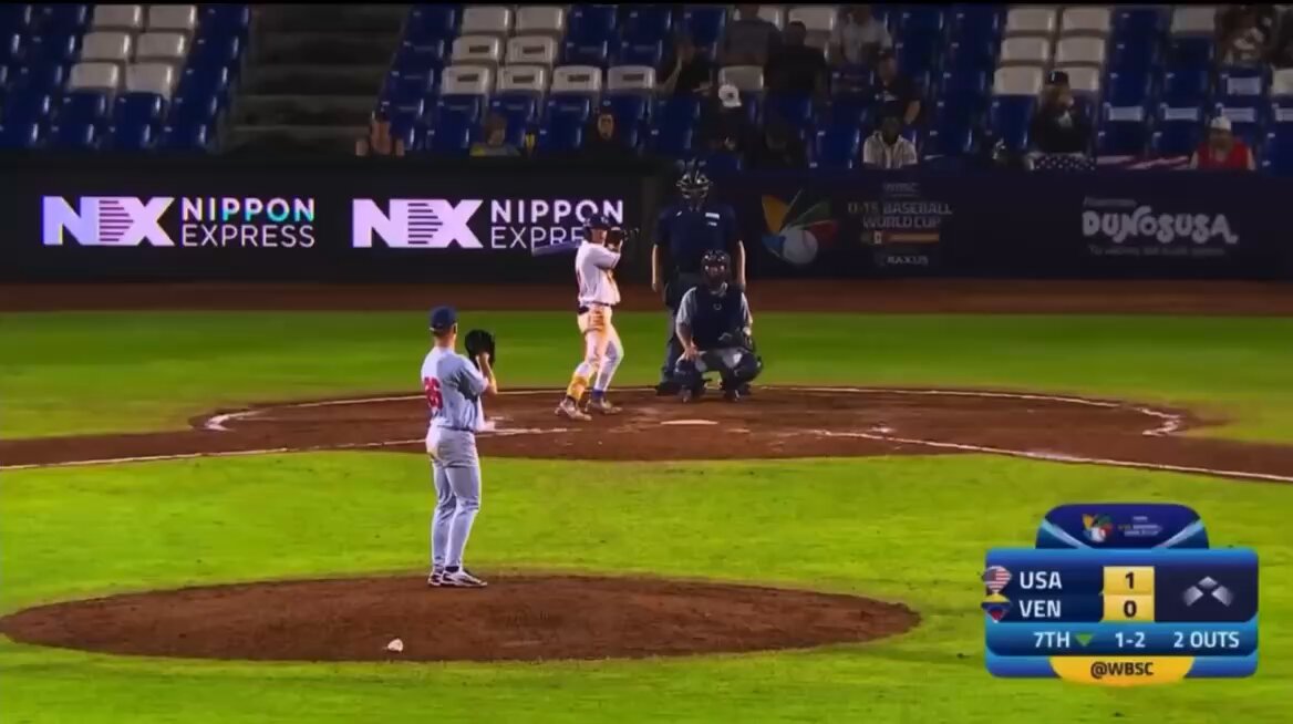 I saw this the other day and almost threw up! This is apparently a 15U game between Team USA and Team Venezuela. I couldn’t help but immediately wonder who the coaches are and how this unacceptable behavior was handled after the fact. I really don’t care what the circumstances or backstory are either. This is not how you represent your team or your country! #shegone Not Gaetti Bob File Bill Dubs Randy Johnson Jonah Artiles Greg Jacobs 🇺🇸 🎾 ⚾️ 🇮🇹 Sinker Slider SliderDom Low and outside Jerry Hairston, Jr. Mo Vaughn Doug Mientkiewicz John VanderWal Mike Piazza Kevin Kennedy Sal Marinello The Real Voices of the Game Productions Kevin Kernan KINETIC ARM Will Clark MLB