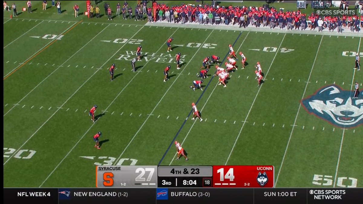 4TH &amp; 23 TD PASS‼️🎯 📺 CBSSN