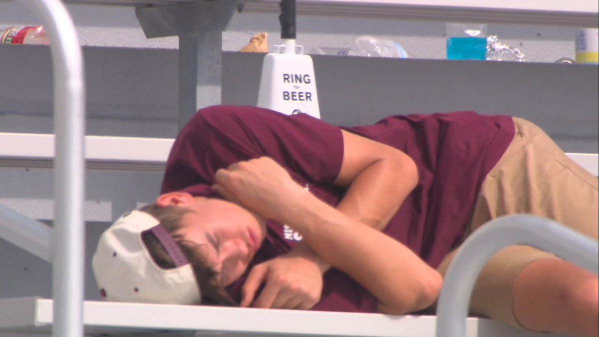They started EARLY in Starkville 😭💤