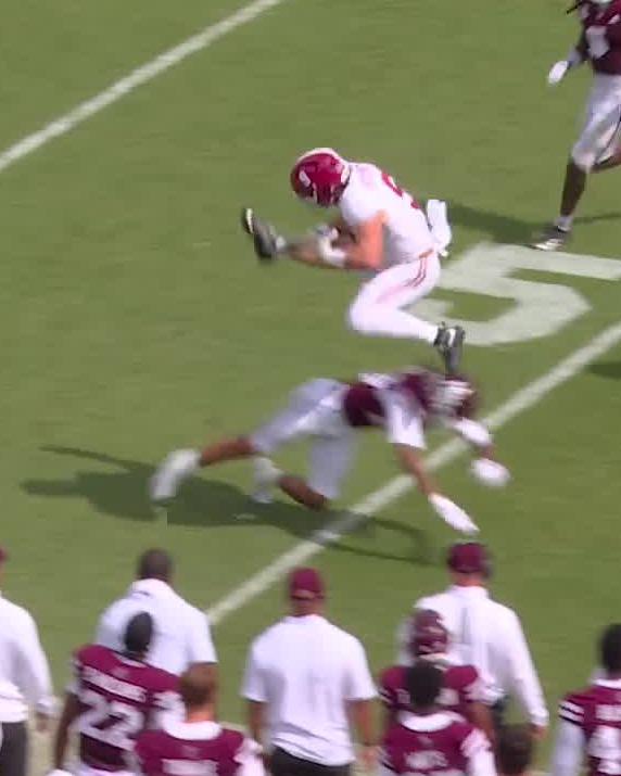 THIS HURDLE FROM MARSHALL PRITCHETT 🤯 Alabama Football x #ItJustMeansMore