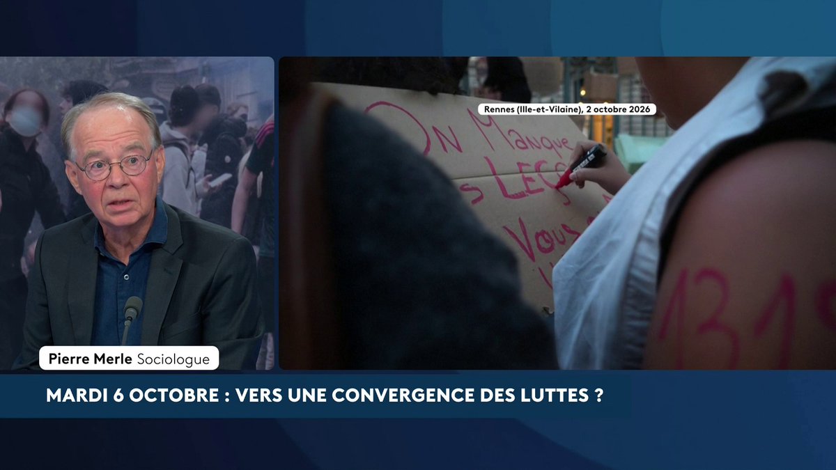 🔴 Mobilisation lycéenne : "On a un mouvement social assez classique qui part sur des conditions de travail qui sont non satisfaisantes", analyse le sociologue Pierre Merle. #ASuivreAvecClaireElisabethBeaufort #canal16