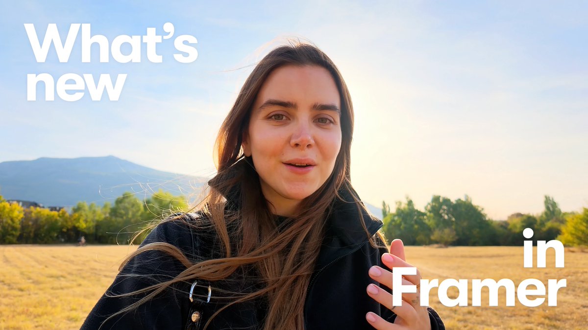 What’s new in Framer • Skills • Build in 3D with the Framer Agent • New AI models in the Framer Agent • CMS List Field • Pinned Projects • Marketplace analytics • Expert program relaunch and more ✌️