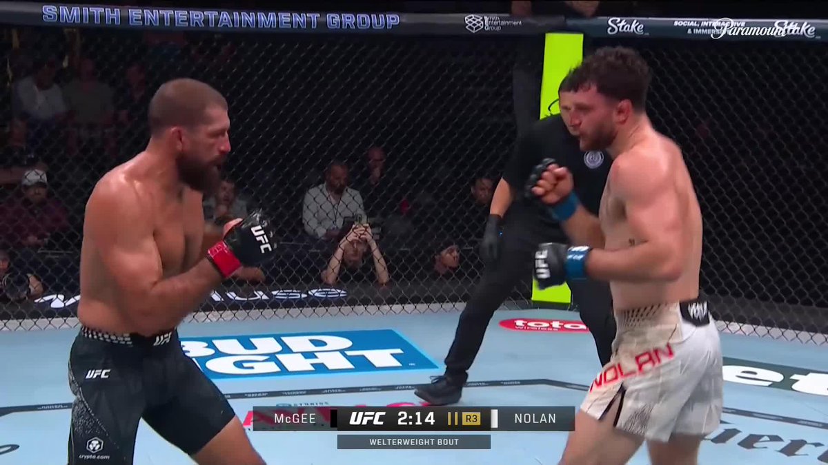 BRUTALLY SLEPT IN HIS RETIREMENT FIGHT HAPPY RETIREMENT COURT MCGEE #UFC332