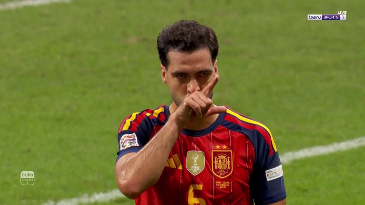 ميكيل ميرينو يترجم الكرة المرتدة إلى هدف ثالث ويعزز تقدم لاروخا 🇪🇸 ⚽️ #دوري_الأمم_الأوروبية