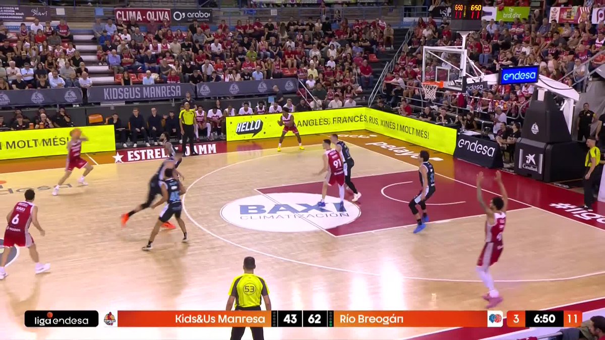 DE CAMPO A CAMPO PURO PASE DE 🏈🏈🏈🏈🏈 📺 DAZN España | #LigaEndesa | Río Breogán