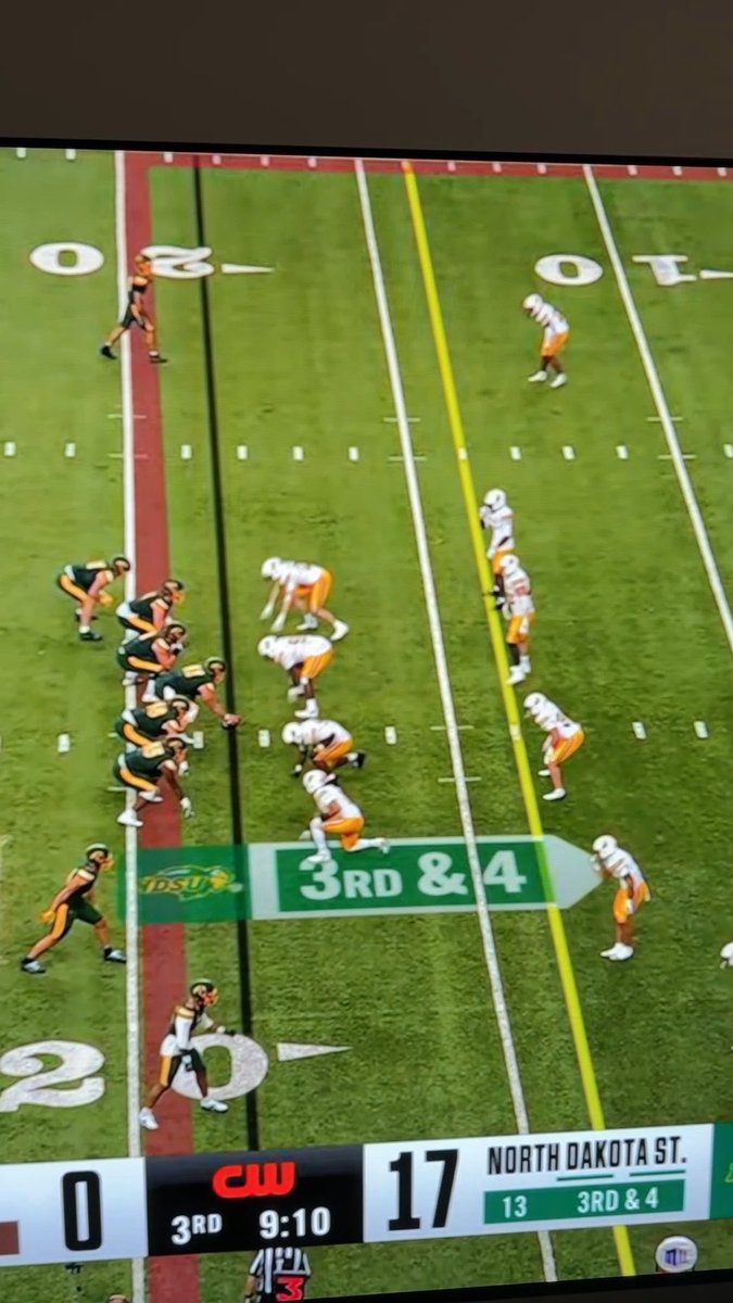 never seen a broadcast color the red zone