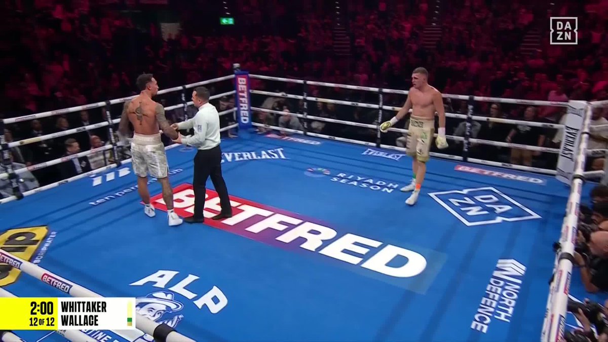 WHAT'S GOING ON?? #WhittakerWallace | Live NOW on DAZN ▪️