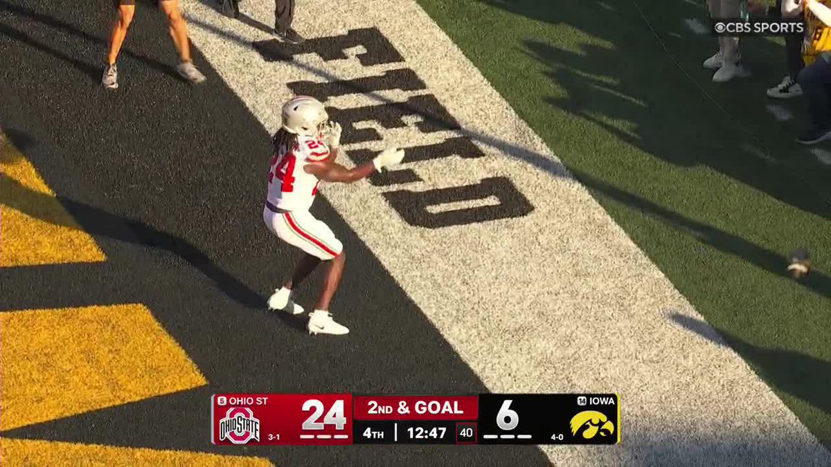 Ja'Kobi Jackson is scoring and dancing for Ohio State Football.