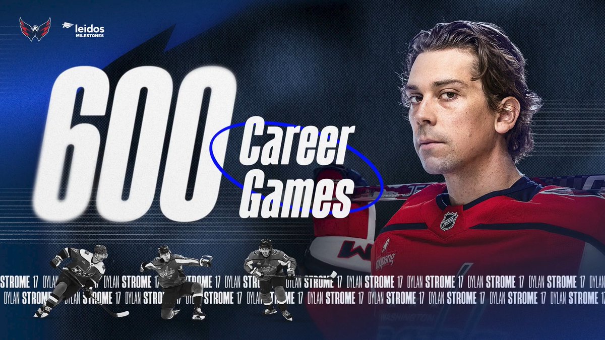 You've been a clutch addition to our locker room and our community, Stromer. Congratulations, it's an honor to be a part of your journey to 600 career games! #ALLCAPS | Leidos