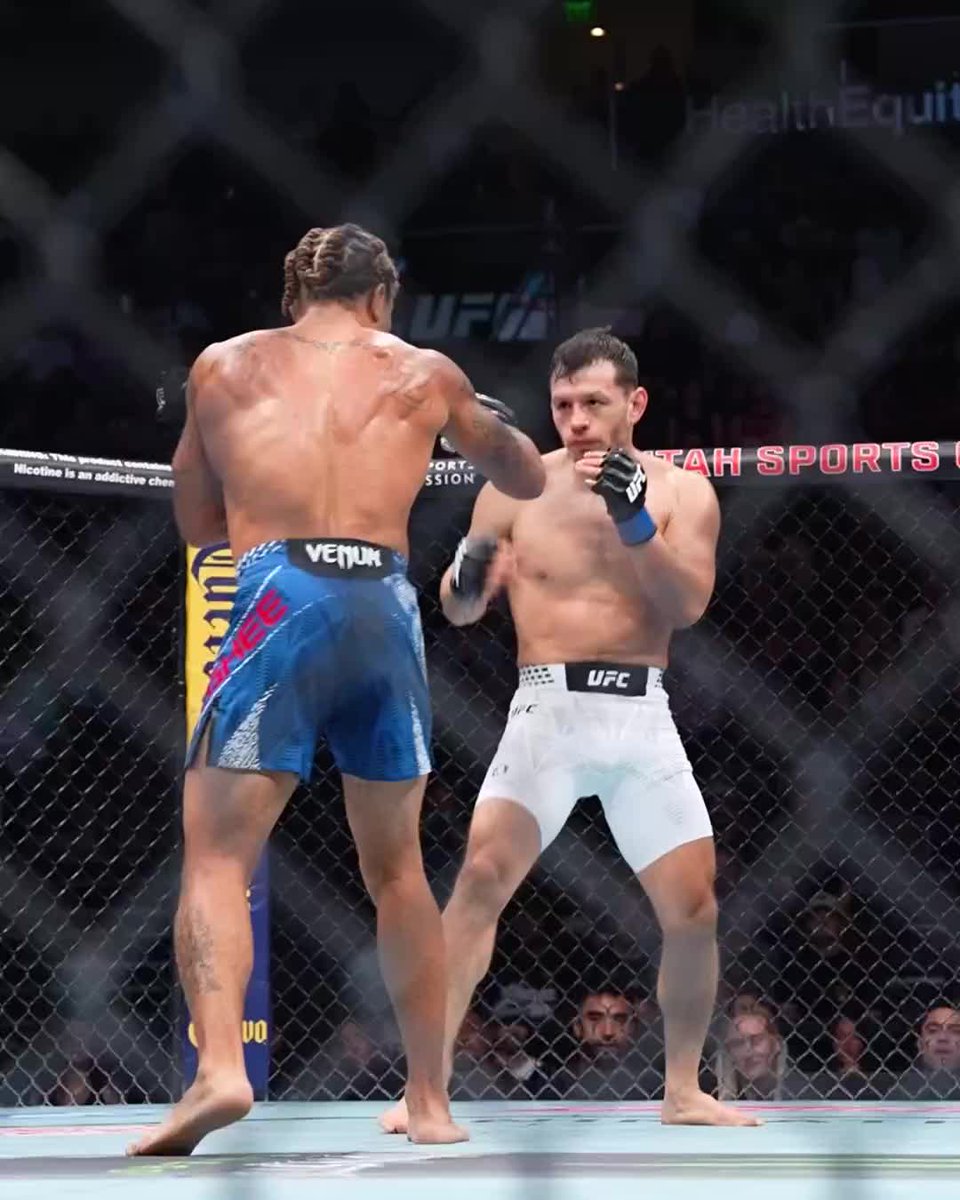 'The Maniac' earns the RD1 finish 😮‍💨 Marcus McGhee leaves #UFC332 with his eyes set on a ranked opponent next! [ LIVE NOW on @ParamountPlus and CBS ]