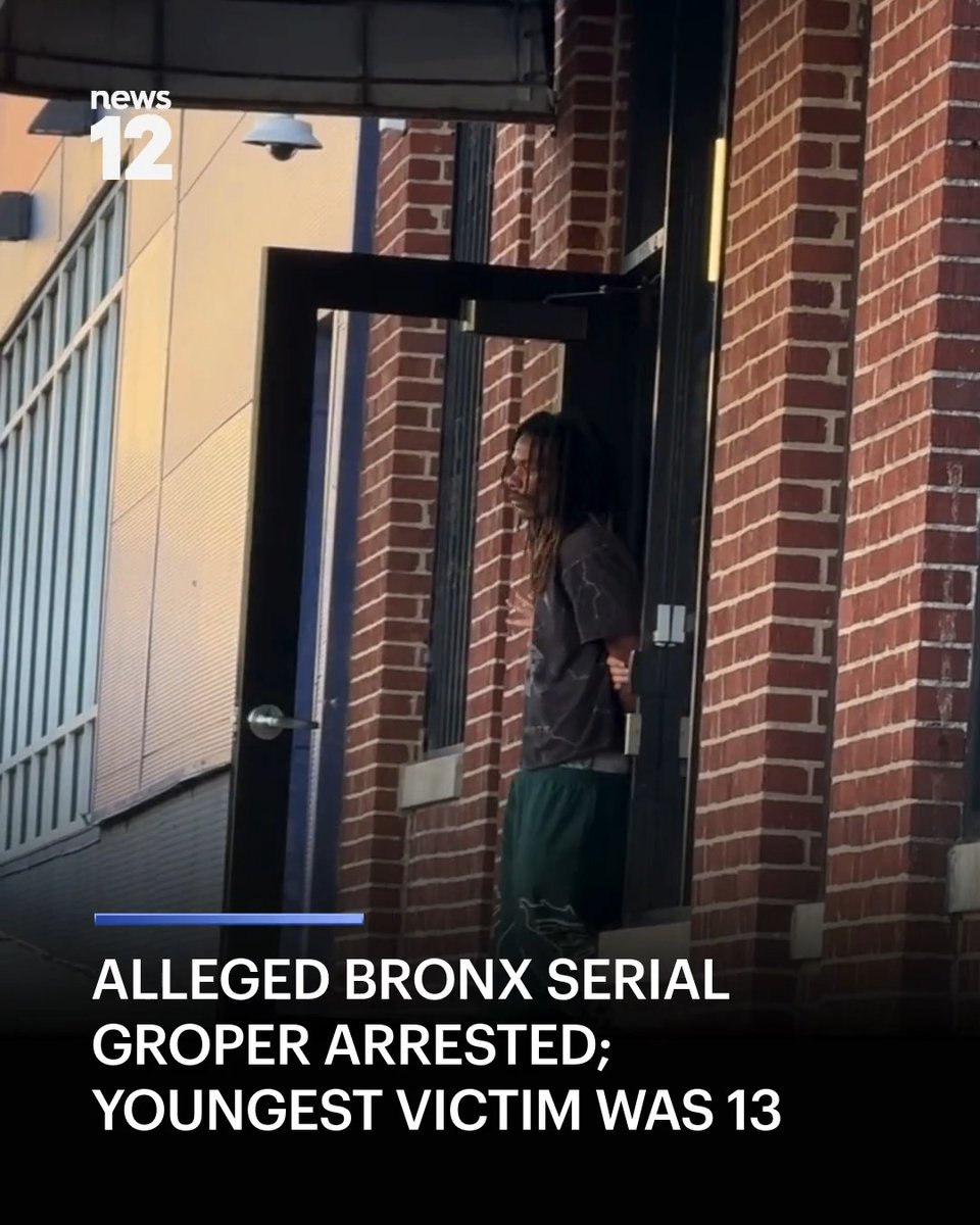 FORCIBLE TOUCHING: The man is accused of groping four women and one girl during separate incidents over the course of 11 days. #News12 #TheBronx