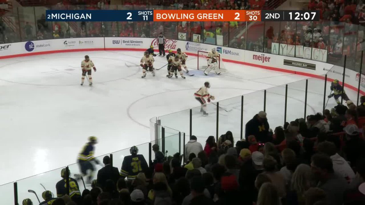 Michael Hage with a backhander and we are tied