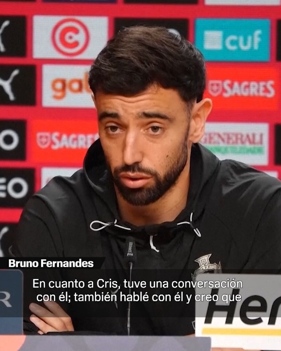“Cris es y siempre será el mayor ícono de nuestra selección, de nuestro fútbol y también del fútbol mundial”. Bruno Fernandes, actual capitán de la Selección de Portugal sobre Cristiano Ronaldo. 🇵🇹