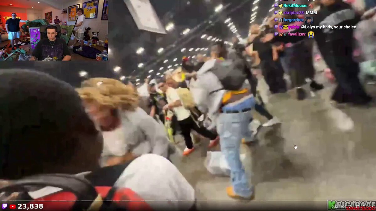 Lacy and Drew LOST IT after Madi’s cameraman BODY-SLAMMED a guy who pressed Madi at ComplexCon 😭💀