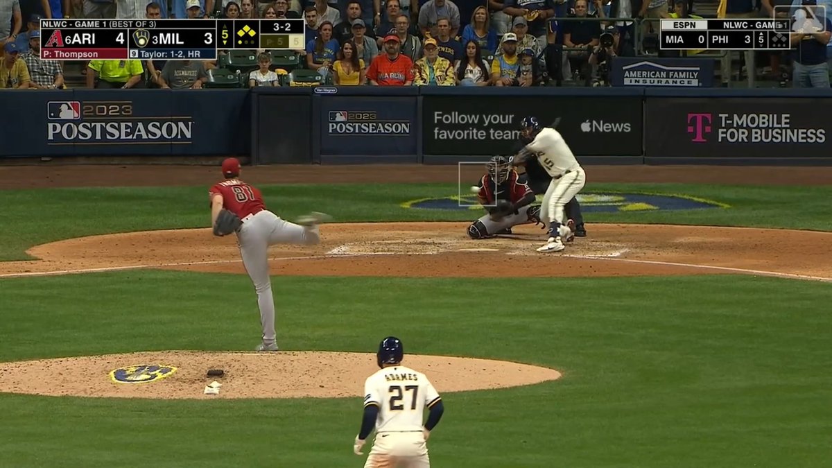 On this day in @dbacks history, Evan Longoria saved Game 1 in Milwaukee 🤯