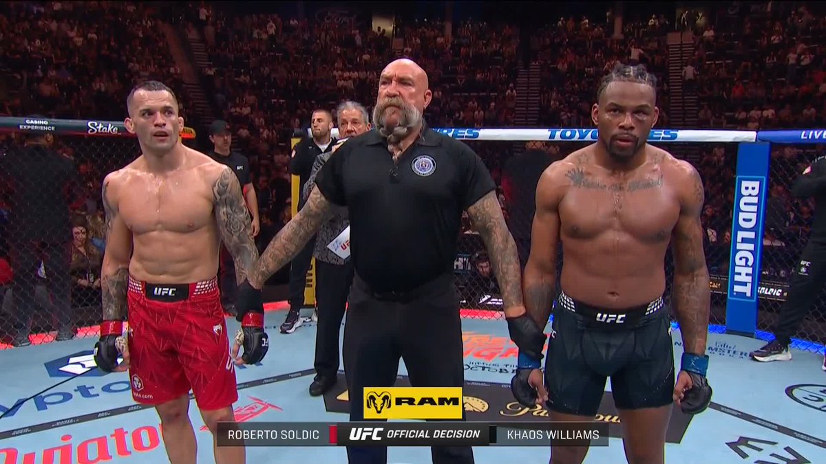 ROBERTO SOLDIC DEFEATS KHAOS WILLIAMS BY UNANIMOUS DECISION (29-27 x2, 29-28) Soldic looked sharp in his UFC debut 🔥 #UFC332