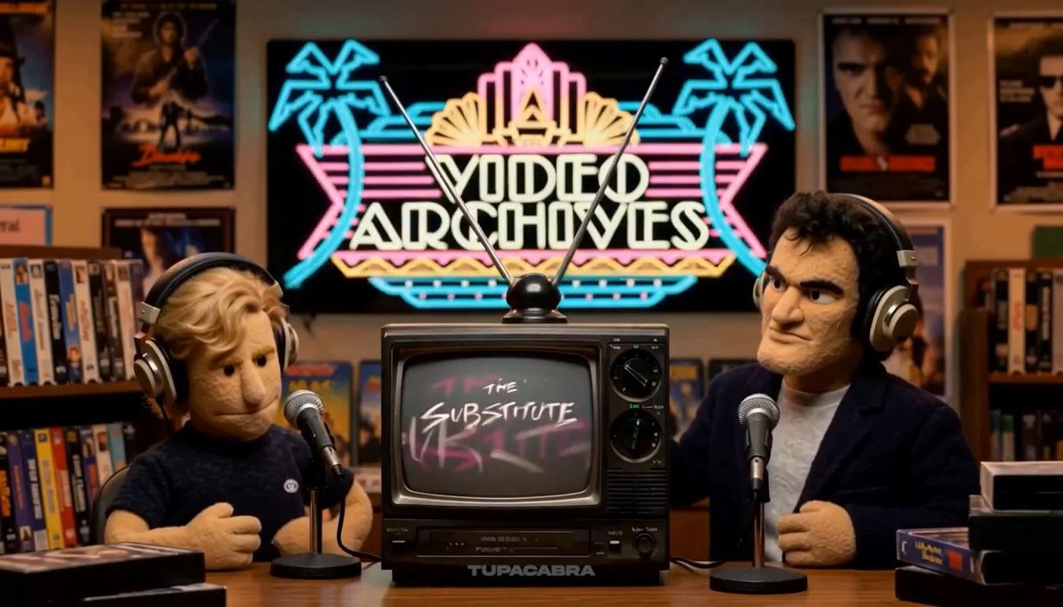 Did you know Quintin Tarantino and Roger Avary have a podcast? They wrote PULP FICTION together. It's called Video Archives and they just talk about old movies. Here's a clip of their review of The Substitute.