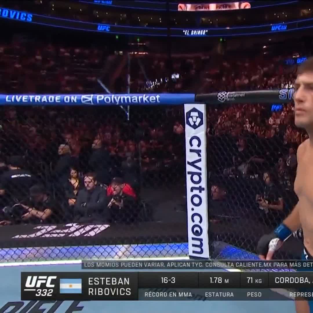 DESDE CÓRDOBA, ARGENTINA, ESTEBAN RIBOVICS 🇦🇷🇦🇷🇦🇷 #UFC332 | En vivo por Paramount+ Deportes