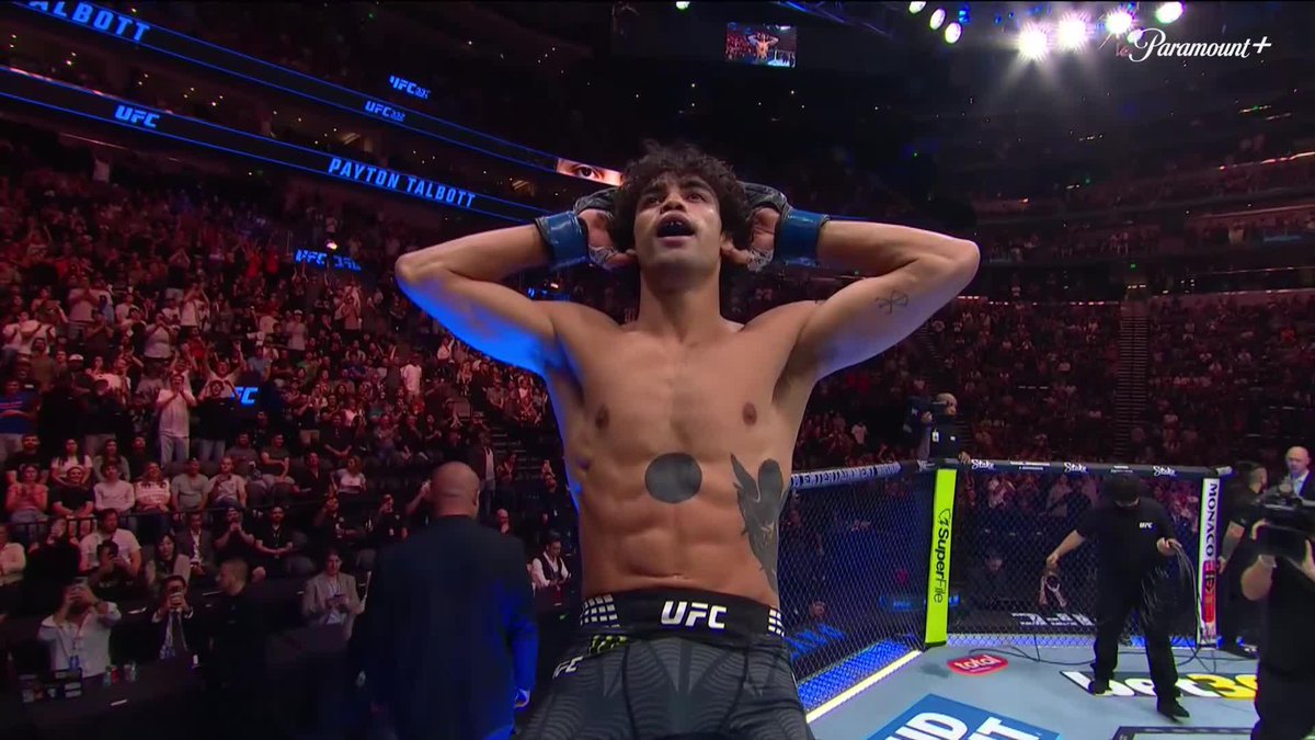 HOW ABOUT PAYTON TALBOTT?! FIRST ROUND TKO!! 📺 #UFC332 on CBS & Paramount+
