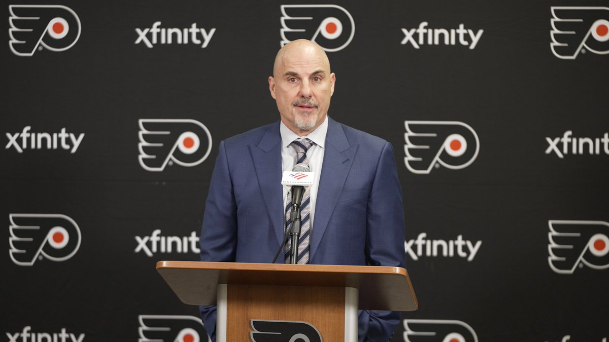 Head coach Rick Tocchet met with the media following Saturday night's OT loss to Carolina. #CARvsPHI