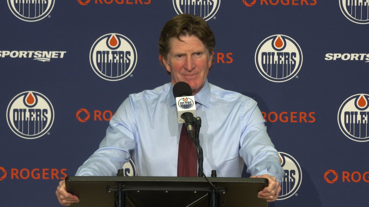 “Michs has done an unbelievable job coming in here. He’s always in the video in the right spots. We’re lucky to have him.” Coach Babcock on #Oilers rookie Owen Michaels' play through his first three games. Enterprise | #LetsGoOilers