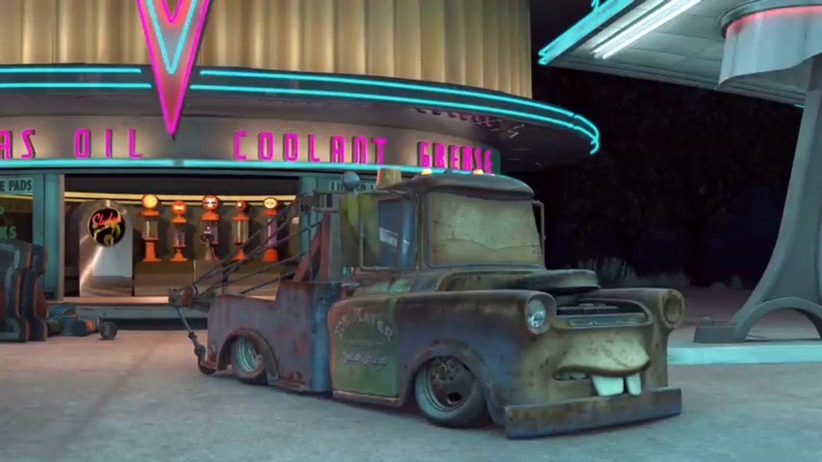 The way Sheriff tells everyone about the Ghost Light really scared the heck out of Mater, he did deserve it for pranking everyone.